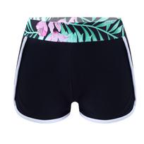Girls Printed Swimwear Elastic Wide Waistband Shorts Beach Pool Bathing Swimming Holiday Outfit 5-6 Years juoda
