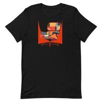 Mid Century Modern Eames Lounge Chair Retro Graphic Tee Shirt Unisex t-shirt L