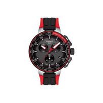 TISSOT Race kolekcijos kvarcinis mechanizmas 100 m atsparumas vandeniui Vyriški laikrodžiai Laikrodis 44,5 mm Juodas ciferblatas T111.417.27.441.00 Black Dial