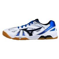 Mizuno Wave Medal 5 Unisex White Navy Yellow 81GA151514 36