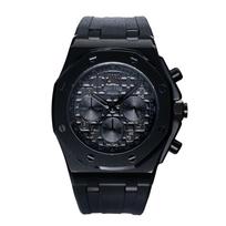 Adult Video Erotic Black Men's Watch, Japanese-made Movement, juoda