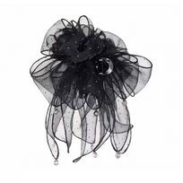 Luxurious Mesh Hair Clip Retro Back of Head Hair Accessory Gifts Organza Flower Hair Clip 2
