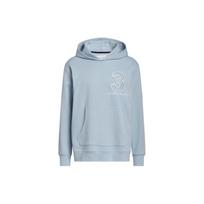 Adidas Adicross Anti 3 Putt Men's Digital Letter Embroidered Long Sleeve Hoodie Light Blue HZ3236 XL white