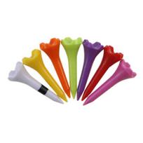 10Pcs 38/70/82MM Golf Tee Striped Golf Ball Sharp Tip Plastic Height Adjustable Holder Golf Training S