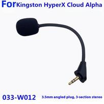 1Pcs Gaming Headsets Headphones For Kingston Hyperx Cloud 2 Ii X Core Pro Silver Cloudx Replacement Game Mic 3.5Mm Microphone as the picture