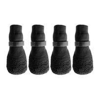 Yousheng 4 Pcs Dog Shoes for Small Dogs, Soft Anti-Slip Puppy Boots Paw Protectors for Hot Pavement, Hardwood Floors, Winter Snow Hiking M juoda