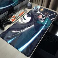 NonSlip Offices Pc Keyboard Mat Large XXL Gaming Accessories Programmer Mousepad Zenless Zone Zero Hoshimi Miyabi Game MousePad SBD300x800x2mm