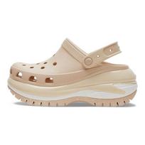 Crocs EVA Classic Mega Crush Platform Lauko kvėpuojantys klumpės 6.1cm Moteriškos Šiltos Khaki 207988-2DS 39-40 beige