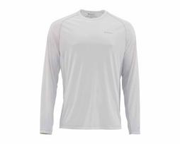 SIMMS kamufliažinis žvejybos kostiumas Luya ilgomis rankovėmis apvaliu kaklu T-shirt vyriškas vasarinis apsaugos nuo saulės kostiumas greitai džiūstantis kvėpuojantis žvejybos kostiumas XXS white