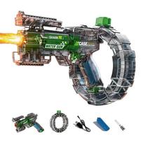 Children Electric Water Guns Toy Led Strobe Lights Deformation Automatic Squirt Water Blaster Summer Outdoor Party Toys For Kids