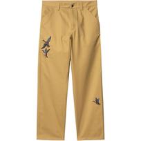 Carhartt WIP SS24 Ducks Single Knee Pant Loose Straight Leg Zipper Fly Duck Graphic Embroidery Square Label Casual Pants Unisex pants I033700-1YH-XX S