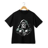 Doctor Doom T-Shirt Fantastic Four Villain Hooded Portrait Graphic Tee Unisex XL