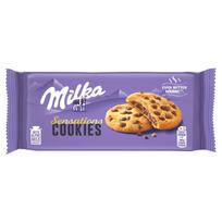 Milka Sensations Sausainiai Šokoladiniai sausainiai su pieninio šokolado įdaru 156g