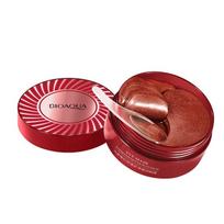 60pcs BIOAQUA Haematococcus Pluvialis Eye Patches Anti Dark Circles Remove Eyes Bags Moisturizing Anti-Aging Eye Mask Skin Care brown