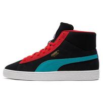 Puma Suede Mid 21 Black Viridian Green Red Unisex Sneakers High-Risk-Red 380205-10 36