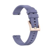 Universalus 14 mm silikoninis dirželis, skirtas Garmin Lily2 laikrodžiui 14mm silicone strap violetinė