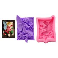 Fairy Angel Flower 3D Resin Clay Silicone Molds Diy Handmade Soap Mold