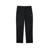 Mizuno Essential Series Durable Windproof Waterproof Zipper Straight Leg Pants Unisex pants Obsidian-Black K2CF46Y1 XL