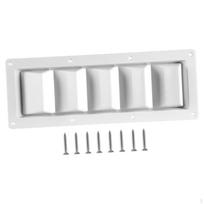 Yacht Air Vent Louver Grille with Waterproof Construction, Multi-Purpose Marine Exhaust Outlet, balta