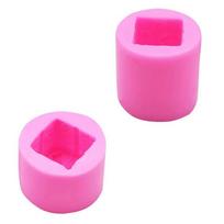 WTEMPO DIY Epoxy Resin Molds Kit Gift Boxes Shaped Scented Candle Silicone Molds Gypsum Gifts Making Molds, 3D Gift Boxes Molds Party Supplies 2pcs rožinė