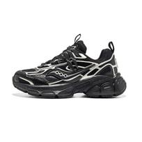 Saucony 2K CAVALRY Neslystantys Atsparūs dilimui Žemi Bėgimo Bateliai Unisex Juodi Sidabriniai Saucony S79053-2 44
