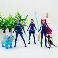 Kpop Demonų Medžiotojų Figūrėlė K Pop Demonų Medžiotojų Figūrėlės Huntrix Figūrėlės Žaislas Derpys Tigras Rumi Mira Zoey Sussy Figūrėlė Ornamentas