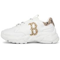 MLB Big Ball Chunky Shock Absorbers Slip Resistant Abrasion Resistant Low top Chunky Sneakers Unisex White Sneakers 3ASHCM11N-43BGD 38.5
