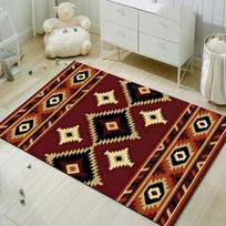 15 Sizes Native American Patterns Rug Carpets for Bedroom Living Room Sofa Mat Creative Door Mat Dressing Room Rugs Play Mats 40cm x 60cm