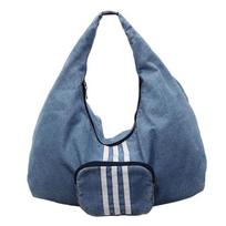 Women's Denim Crossbody Bag Large Capacity Tote Bag šviesiai mėlyna spalva