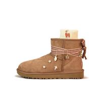 UGG CLASSIC MINI Sheepskin Short Snow Boots Women's Camel 1016222-CHE(Team462-) 39
