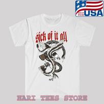 Sick Of It All Dragon Eagle Men's White Size S to 3XL XL