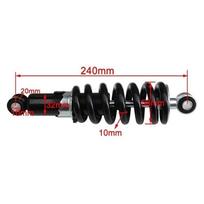 240/250/260/270/290Mm Motorcycle Shock Absorber Suspension Protection Rear Shocker Absorbers 1200Lbs Dirt Bikes Not Hydraulic as the picture