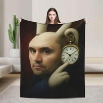 Charlie Kirk Creative Meme Funny Blanket Cover Kirkification Plush Throw Blankets Bedroom Sofa Decoration Lightweight Bedspread 100x150cm