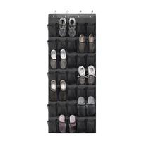 Over-the-Door Shoe Organizer 35 Pockets Mesh Breathable Storage Bag Hanging Shoe Storage Bag with Hooks for Door Closet Dorm Room juoda