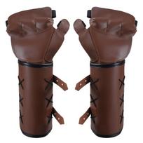 Medieval Wrist Armor Men Cosplay Boxing Gloves Vintage Pirate Knight Gauntlet Wristband Bracer Adjustable Accessories ruda