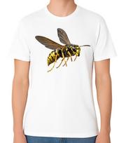 Wasp T-Shirt Realistic Hornet Insect Graphic Nature Lover Unisex Tee S įvairiaspalvis