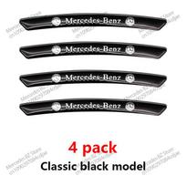 4Pcs Wheel Hub Stickers Wheel Rims Aluminium Decoration Strips For Mercedes Benz AMG GLC GLA GLB GLE GLS CLA W204 W205 W169 W176