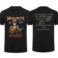 Megadeth Roko Grupė Vyriški Medvilniniai Marškinėliai Y2k Sunkiojo Metalo Grafiniai T-Marškinėliai Stilius Mada Populiarus Gatvės Havajietiški T-Marškinėliai 3XL gray