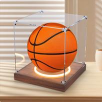 Acrylic Basketball Display Case High Clearness Football Box Sturdy Construction Clear Sports
