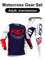 motocross gear set Enduro cross Jersey Pant Kits Racer Gear Set Off-road Mens Kits Women's mountain Downhill Motorcycle MX L-34