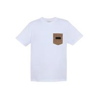 Coach Ss22 Logo Print Pocket Crew Neck Short Sleeve T-Shirt Men Tops White C9148-WHT S