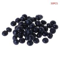 50pcs Artificial Blueberry Plastic Fake Fruit Disply Home Party Decor