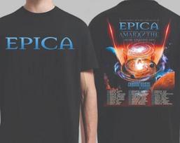 Epica Arcane Dimensions Tour 2026 Europe And UK Schedule Dates Two Sided T-Shirt XXXXL