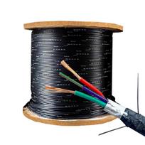 LFOC Outdoor Armored 4-Core Single-Mode Fiber Optic Cable