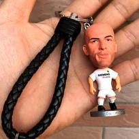 Football Star Keychain: Ronaldo, Messi, Neymar, Vinícius, Mbappé, Bellingham Figures