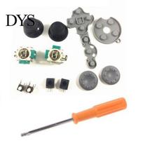 13 vnt. 3D analoginių LBRB LTRT vairasvirtės jungiklio remonto dalių rinkinys, skirtas Xbox 360 Slim Joystick Kit gray