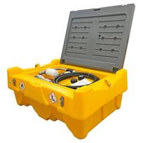 ⬡ Mobili kuro talpykla 200L (plastikinė) su pompa 12V DCTP40 (automatiniu pistoletu ir filtru) (DTK200, AOCHENG)
