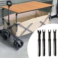 4 Pieces Camping Cart Table Support Rod Lifting Bracket Heavy Duty Heightening Holder Detachable juoda