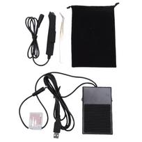 Lash Light with Foot Pedal 5W Fast Curing 395 to 400nm Safe Aluminum Alloy for Eyelash Extension Nail Art