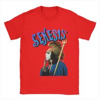 Genesis Gabriel Men's T Shirts Novelty Tees Short Sleeve Crewneck T-Shirts 100% Cotton Birthday Present Clothing S